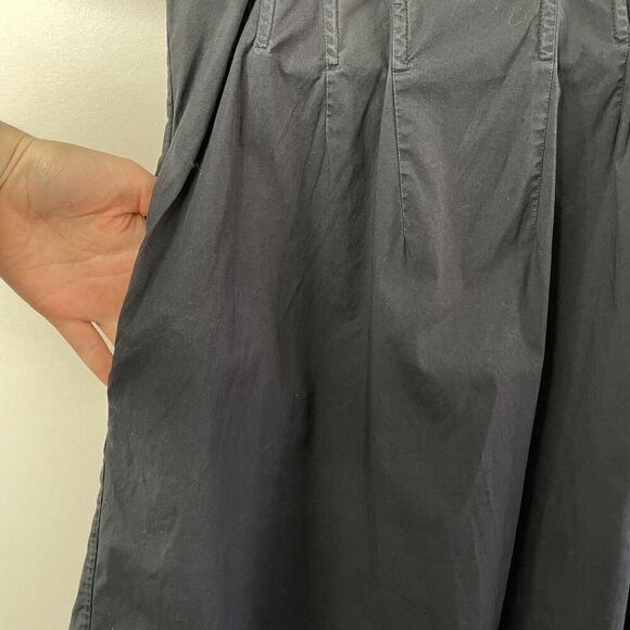 BROCK COLLECTION Dress Womens 4 Black Woven Queenique A-Line Puff Sleeve - Picture 6 of 13